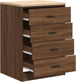 vidaXL ντουλάπι αποθήκευσης γκαράζ 60x51x85 εκ μασίφ ξύλο πεύκο