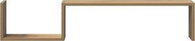 vidaXL Ραφιέρες Τοίχου 2 τεμ. Αρτισιανή Δρυς 100x15x20εκ. Επεξεργ Ξύλο