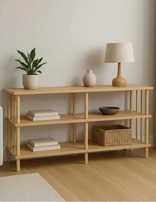 Μπουφές Sapphire Δρυς LUNOTU 120x30x73