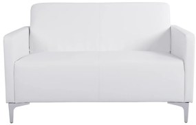 Καναπές Διθέσιος NELLIE με PU Λευκό 113x71x71Υ εκ. 113x71x71 εκ.