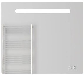 Bathroom mirror Drop Illuminated LED Atlas 1 80x3x70 εκ.