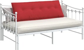 vidaXL Μαξιλάρι Πλάτης Κόκκινο 140 x 19 x 50 εκ ύφασμα