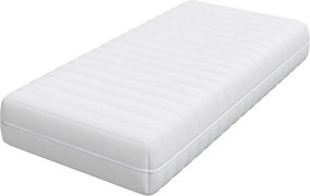 vidaXL Στρώμα Λευκός 60 x 120 cm Τσέπες ελατηρίων