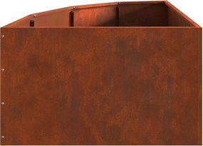 vidaXL Γωνιακό Ροδόδεντρο Σκ rusty 60 x 60 x 35 cm