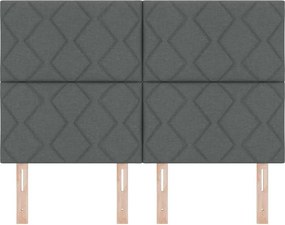 vidaXL Κεφαλάρι Γκρι 160 cm ύφασμα
