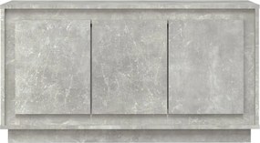 vidaXL Ντουλάπι Γκρι Σκυροδέματος 102x35x55 εκ. Επεξεργασμένο Ξύλο