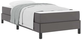 vidaXL Κρεβάτι Άλλο Γκρι 80 x 200 cm Τεχνητό δέρμα