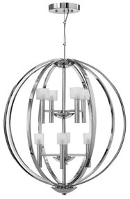 Κρεμαστό Φωτιστικό Οροφής 8xG9 Χρώμιο Mondo QN-MONDO8 Quintiesse Elstead Lighting-QN-MONDO8-Χρώμιο QN-MONDO8