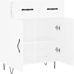 vidaXL Ντουλάπι Λευκό 69,5 x 34 x 90 εκ. από Επεξεργασμένο Ξύλο