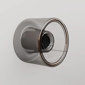 Απλίκα Τοίχου Στεγανή IP44 με Λάμπα Ghost Φυμέ G13 Λευκό