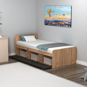 Single Bedstead Akser - Atlantic Pine, Anthracite Atlantic Pine
Anthracite