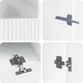 vidaXL 3 Τεμάχια LED Τηλεοπτική Ντουλάπα ARNHEM 3 τμχ.
