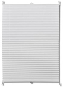 vidaXL Σύστημα Σκίασης Πλισέ Λευκό 40 x 125 εκ.
