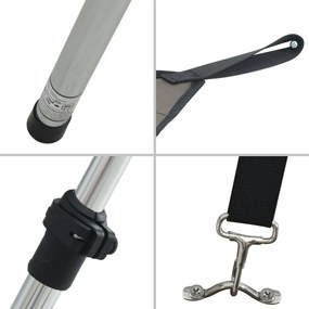 vidaXL Επέκταση Σκιάστρου Σχήμα Τ Ανθρακί 170x208x(115-183) εκ.