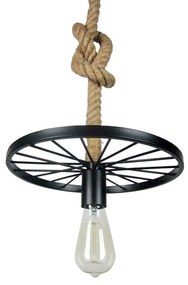 Φωτιστικό Οροφής Velo 01185 Black GloboStar Metal