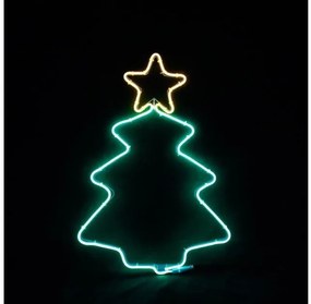 Χριστουγεννιάτικο Δέντρο NEON LED IP44 38.5X54CM X082003419 ACA-X082003419-Πράσινο X082003419