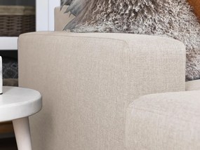 Γωνιακός Καναπές Scandinavian Choice C157, Ανοιχτό καφέ, 344x199x80cm