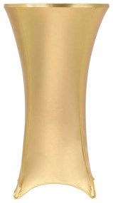 Καλύμματα Τραπεζιού Ελαστικά 2 τεμ. Χρυσά 60 εκ.