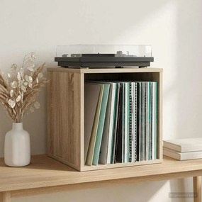 vidaXL Κουτί Άλμπουμ Βινυλίου Sonoma Δρυς 37 x 36,5 x 38 εκ.