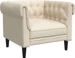 vidaXL Πολυθρόνα Chesterfield Λινό