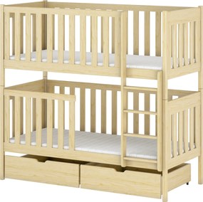 DAWID 80x200 pine bunk bed Lano Furniture