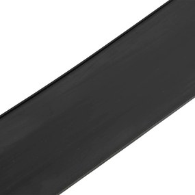 vidaXL Σφράγιση Πόρτας Γκαράζ Μαύρο 70 x 6 mm 3 μ PVC