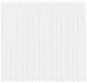 vidaXL Κουρτίνες με κουρτίνες Λευκό 500x100cm Πολυεστέρας
