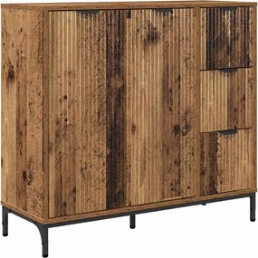 vidaXL Πλαϊνό γραφείο Παλιό ξύλο 89,5 x 33 x 82 εκ. Επεξεργασμένο ξύλο