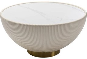 Τραπέζι Μέσης Endless Vegas Λευκό 71x71x36 εκ. - Λευκό