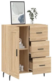 vidaXL Ντουλάπι Sonoma Δρυς 69,5 x 34 x 90 εκ. από Επεξεργασμένο Ξύλο