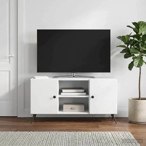 vidaXL Ντουλάπι TV Λευκό 102 x 34,5 x 50 εκ. Επεξεργασμένο Ξύλο
