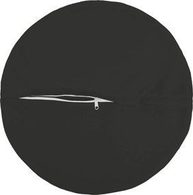 vidaXL Κάλυμμα Μαξιλαριού 2 pcs HEERLEN Μαύρο Ø 30 cm Πολυεστέρας