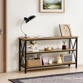 VEVOR Narrow Console Sofa Table Couch Table 55.1 in for Entryway &amp; Living Room