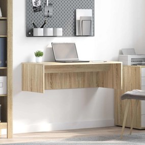 vidaXL Επιτοίχιο γραφείο Επιτοίχιο Δρύς Sonoma 100 x 45 x 30 εκ