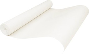vidaXL 3D Στερεή Ταπετσαρία Λευκό κρεμ 10 x 0,53 μ Μη Υφασμένο Ύφασμα