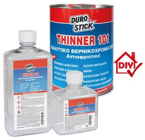 Durostick Thinner 101 Διαλυτικό βερνικοχρωμάτων 400ml DUR.ΝΤΘΙ40