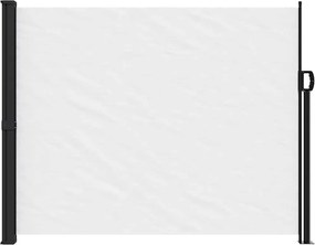 vidaXL Σκίαστρο Πλαϊνό Συρόμενο Λευκό 160 x 600 εκ.