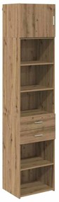vidaXL Highboard Artisan Oak 50 x 42,5 x 225 εκ Επεξεργασμένο ξύλο