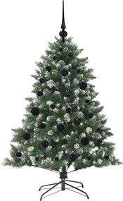 vidaXL Τεχνητό Χριστουγεννιάτικο Δέντρο με 150 LED Πράσινο 120 cm
