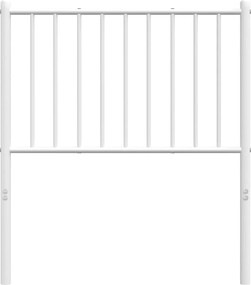 vidaXL Ανταλλακτικό κεφαλάρι Λευκό 75 εκ. Μεταλλικό