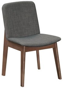 Καρέκλα Emma Grey Ε7872,1 49x57x83cm Σετ 2τμχ Wood, Fabric
