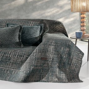 Ριχτάρι Melbourne Petrol Guy Laroche Διθέσιο 180x250cm Βαμβάκι-Ακρυλικό