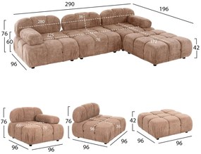 ΚΑΝΑΠΕΣ ΠΟΛΥΜΟΡΦΙΚΟΣ SHIFTER  ΥΦΑΣΜΑ ΣΕ ΚΑΦΕ 290x196x76Υεκ.