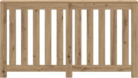 vidaXL Καπάκι Καλοριφέρ Δρυς 149 x 20 x 82 cm Επεξεργασμένο Ξύλο