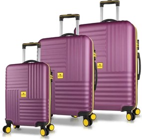 Stewehome Σετ 3 τεμαχίων βαλίτσες από ABS μεσαίου και μεγάλου μεγέθους και βαλίτσα καμπίνας