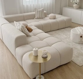 Stewehome Γωνιακός Καναπές Bouclé Πολυμορφικός 300x270 cm