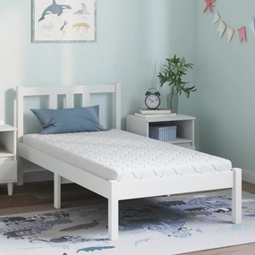 vidaXL Στρώματα Λευκό 160 x 80 εκ 100% ύφασμα πολυεστέρα