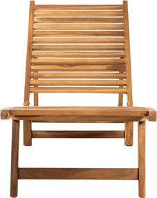 vidaXL Ξαπλώστρα από Μασίφ Ξύλο Teak