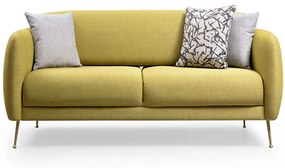Καναπές - Κρεβάτι Τριθέσιος Sevilla 560ARE1312 214x98x85cm Yellow
