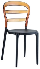 Καρέκλα Bibi Black-Amber 32-0042  42X50X85cm Siesta PC,PP